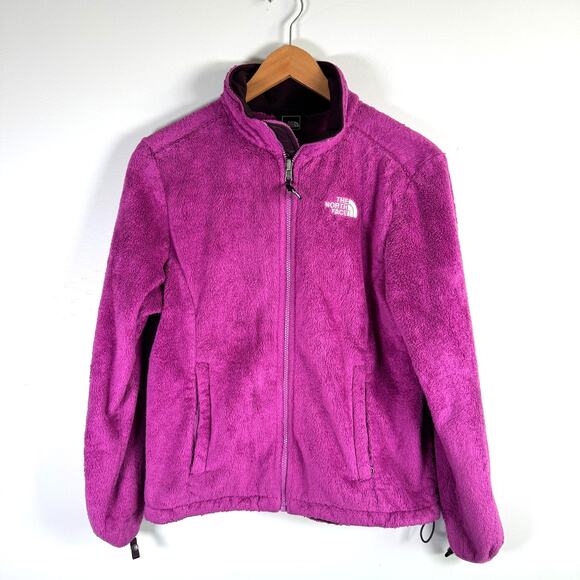 The North Face Osito Fleece Full Zip Jacket Bright Purple Women Size Medium - Picture 1 of 11